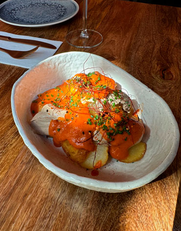 Korean fried bravas